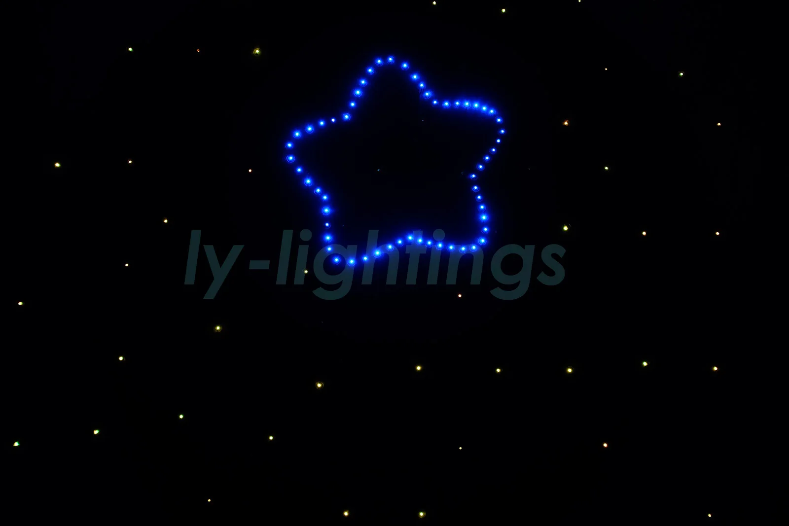 Fashion twinkle stars fiber optic lights kit Galaxy starry sky optical fiber ceiling lamp 16w RGBW led light APP+ remote control
