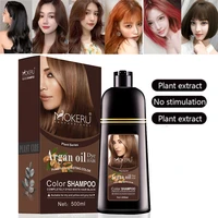 natural organic bubble hair dye shampoo permanent brown hair coloring shampoo long lasting hair coloring shampoo for women men
