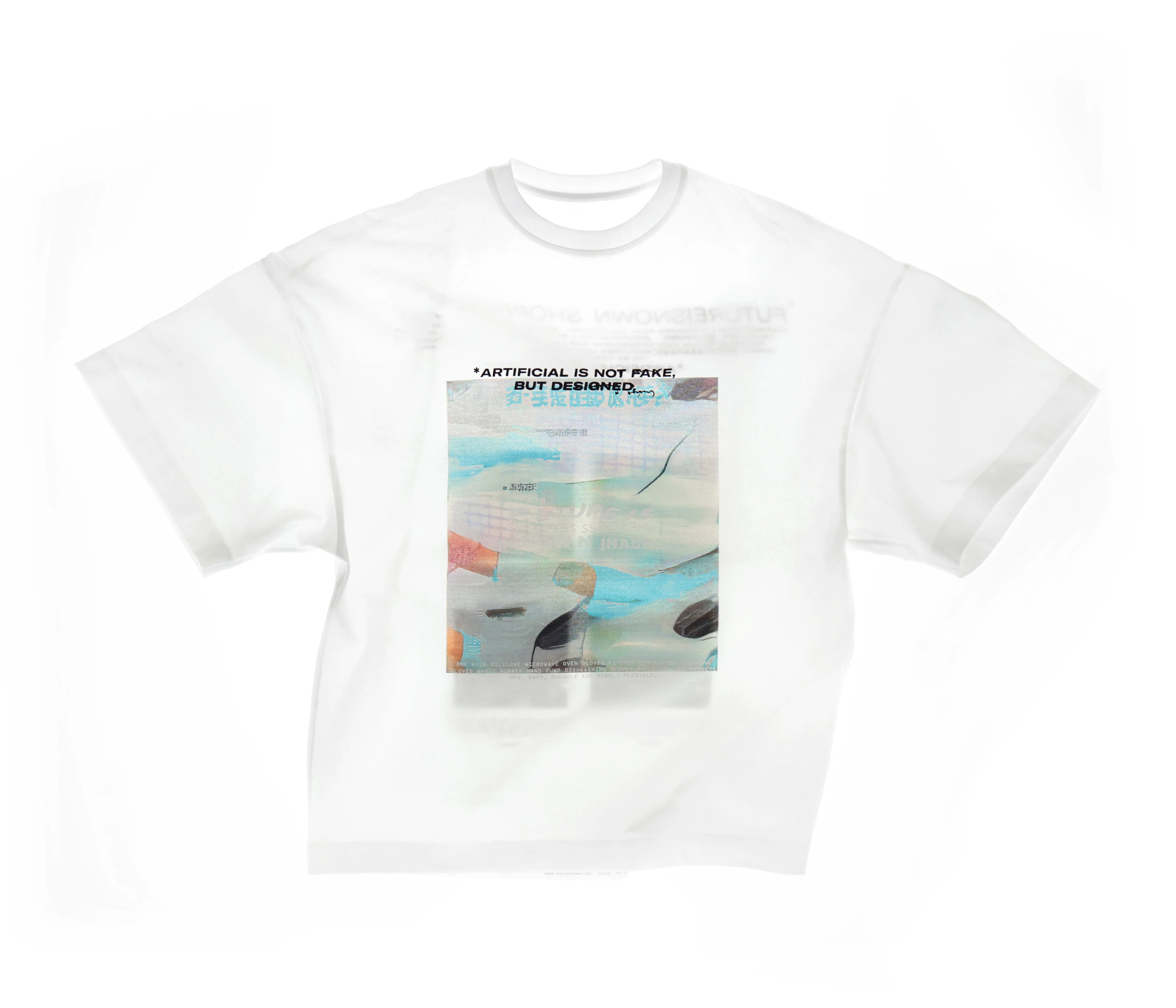 &quotMagic Rubber Hand&quot Белая футболка | Мужская одежда