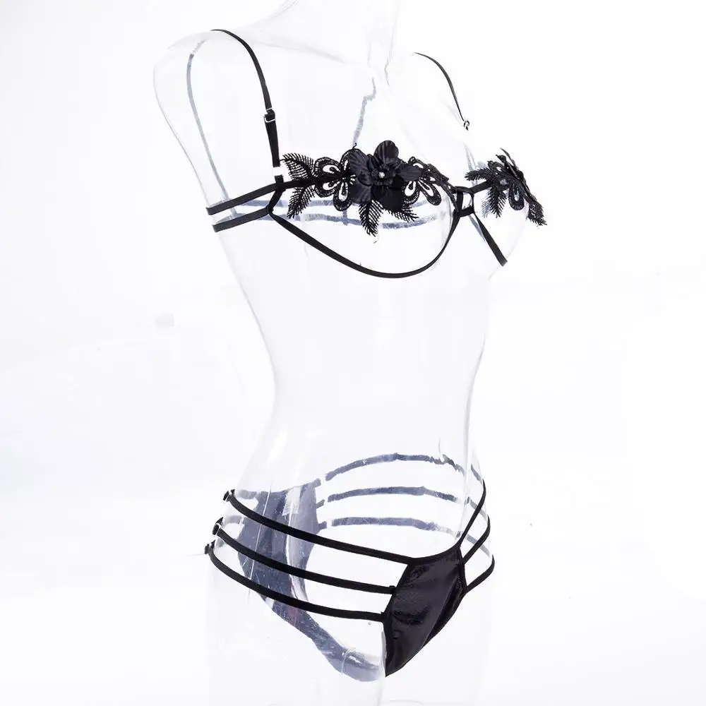 2020 женские кружевные комплекты с бюстгальтером ажурное атласное белье цветочные