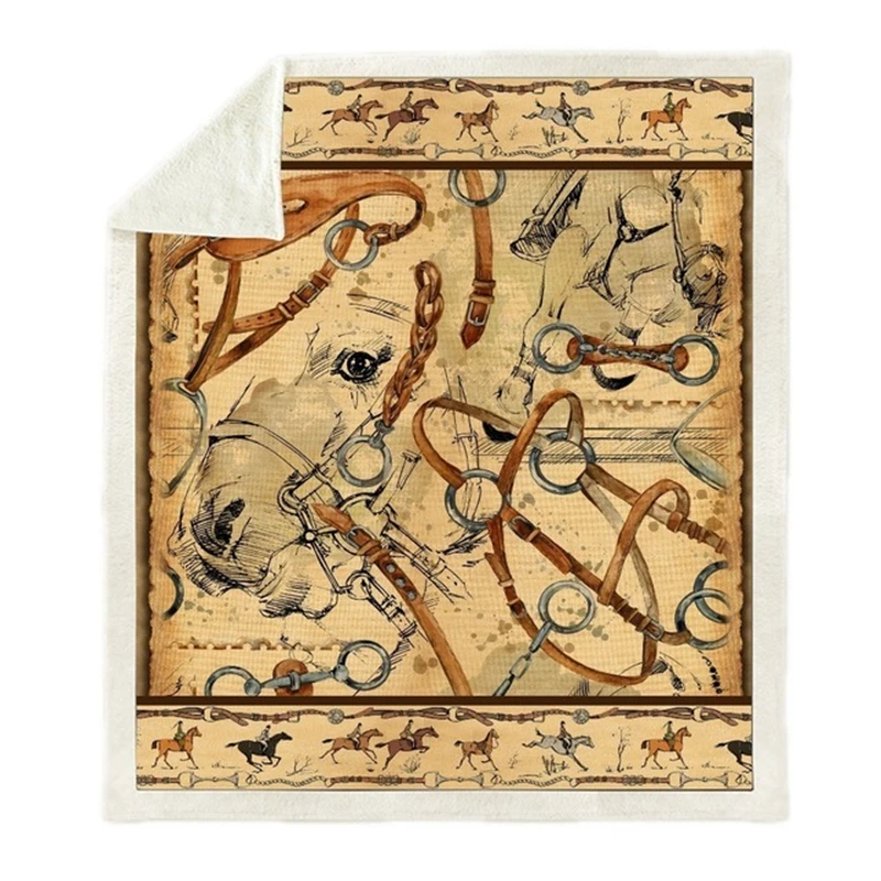 Плюшевое покрывало с принтом в виде аниме альпака панда шерпа флисовое домашнее