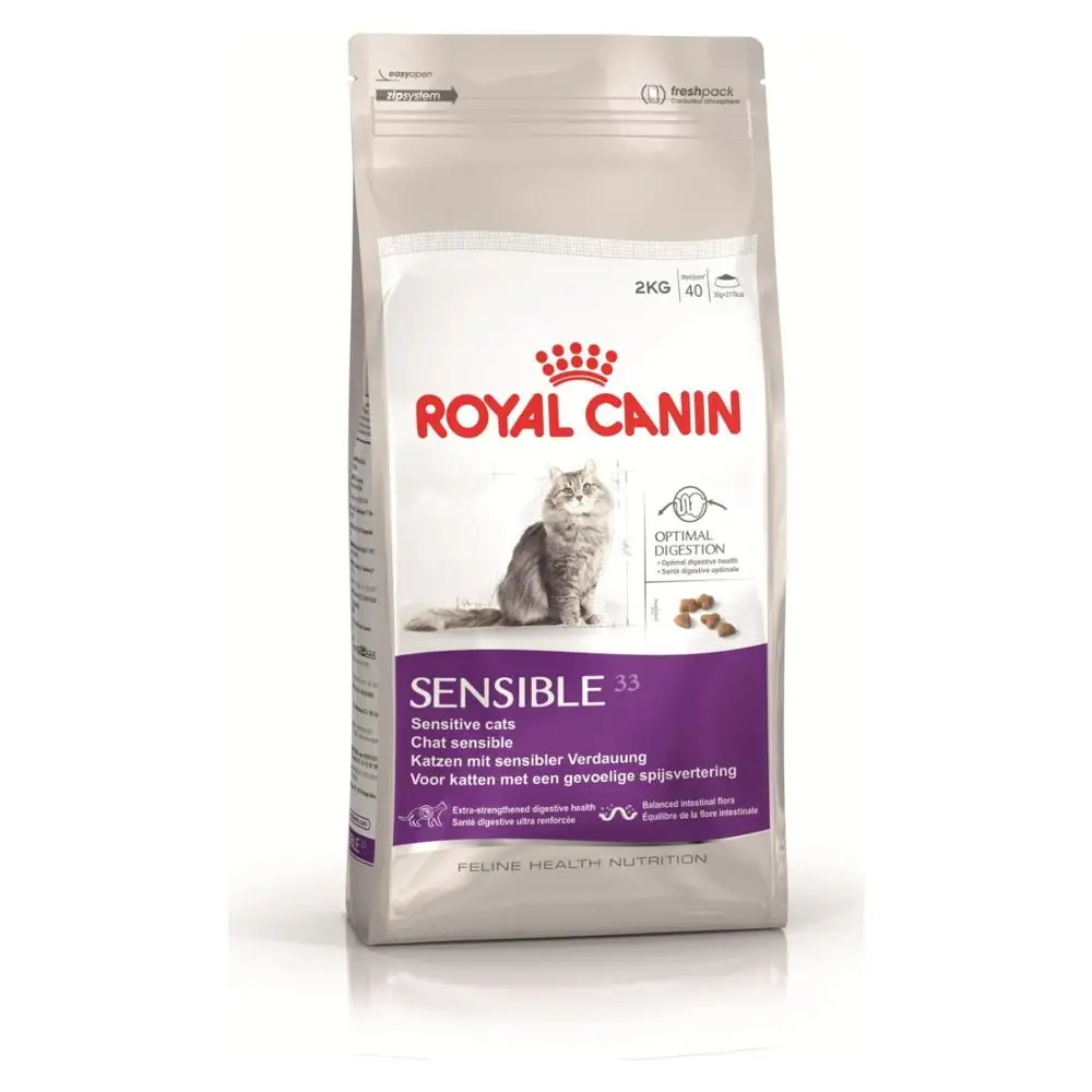 Корм для кошек Royal Canin разумный 33 корм чувствительных пищеварительных 2 кг