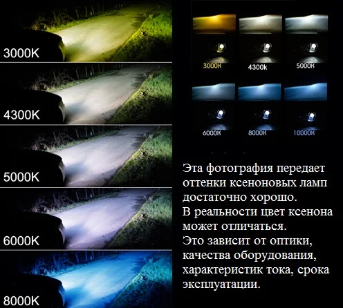 Ксеноновые лампы H7 H4 H11 H1 H3 HB3 HB4 H27 4300K 5000K 6000K 8000K 35W ксенон 35 Ватт|Лампы для