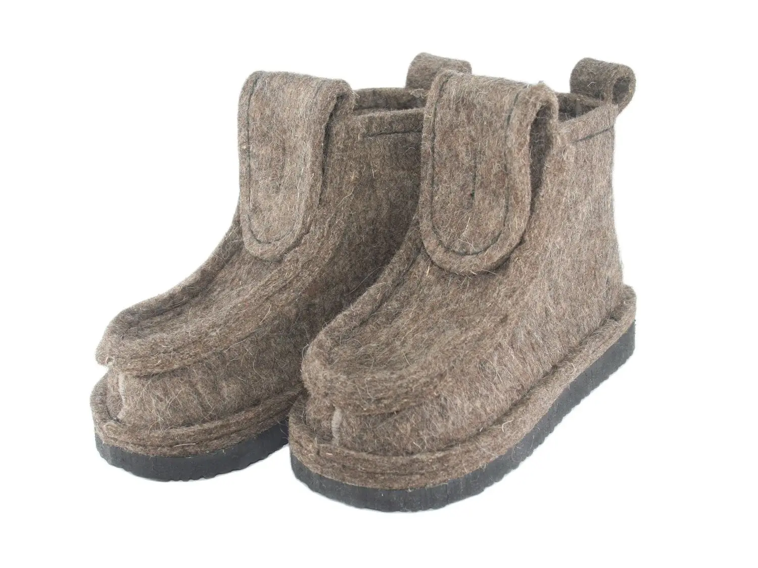 buy valeshi valenki women's winter boots half boots kukmor boots made of felt warm shoes sheep wool felt boots