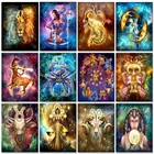 DIY картина по номерам 12 созвездий ручная роспись маслом на холсте рисунок на холсте уникальный подарок Декор для дома украшения