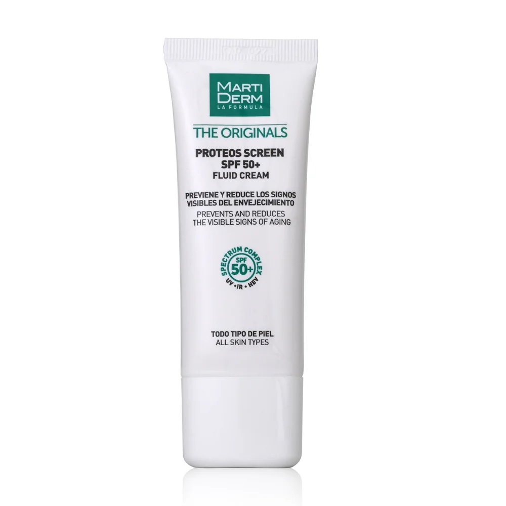 Крем-флюид MARTIDERM ORIGINALS PROTEOS SCREEN SPF 50 + предотвращает и уменьшает видимые признаки