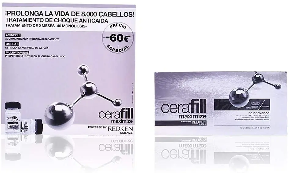 Redken Anti-CAIDA shock treatment Cerafill Defy - 10 units hair loss vitamins | Hair &amp Scalp Treatments