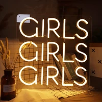 custom neon sign girls girls girls neon sign for home decoration party decoration led neon sign light night lamp wall decor