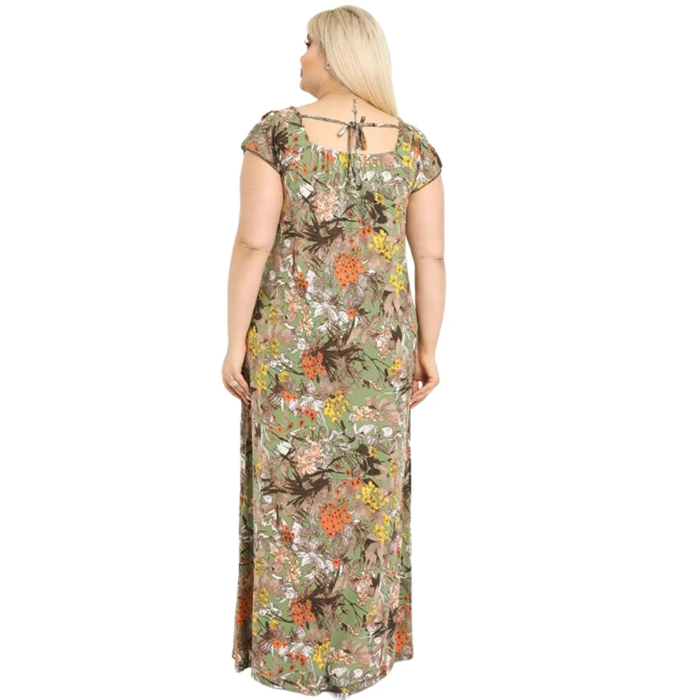 Женское модное платье большого размера Hanezza коллекция Лето 2021 года Элегантное