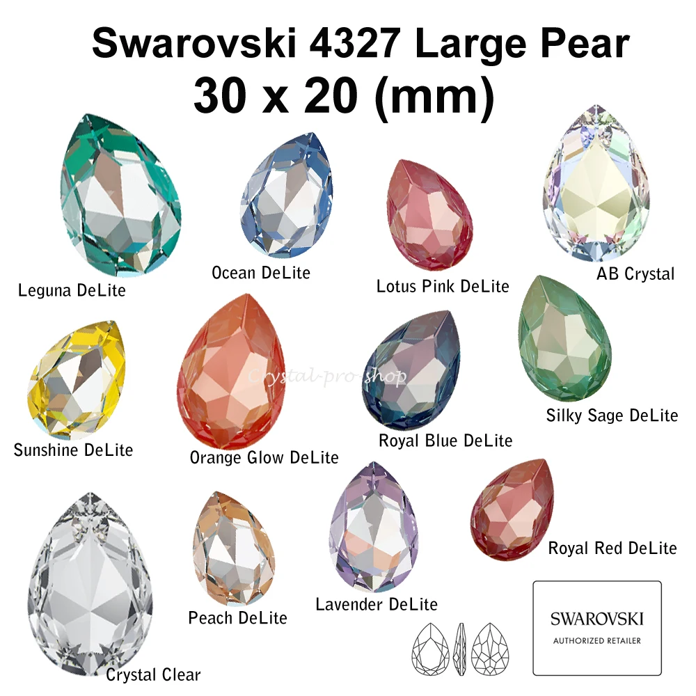 (Новинка 2020-2021) КАПЛЕВИДНАЯ капля (4327) DeLite причудливый Камень Кристалл от Swarovski
