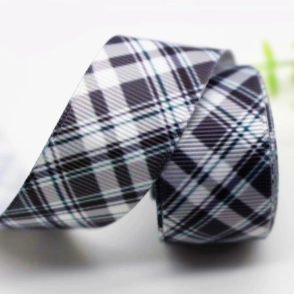 Hyfsy 10018 25 мм 38 клетчатая лента 10 ярдов рукоделие Подарочная упаковка материалы