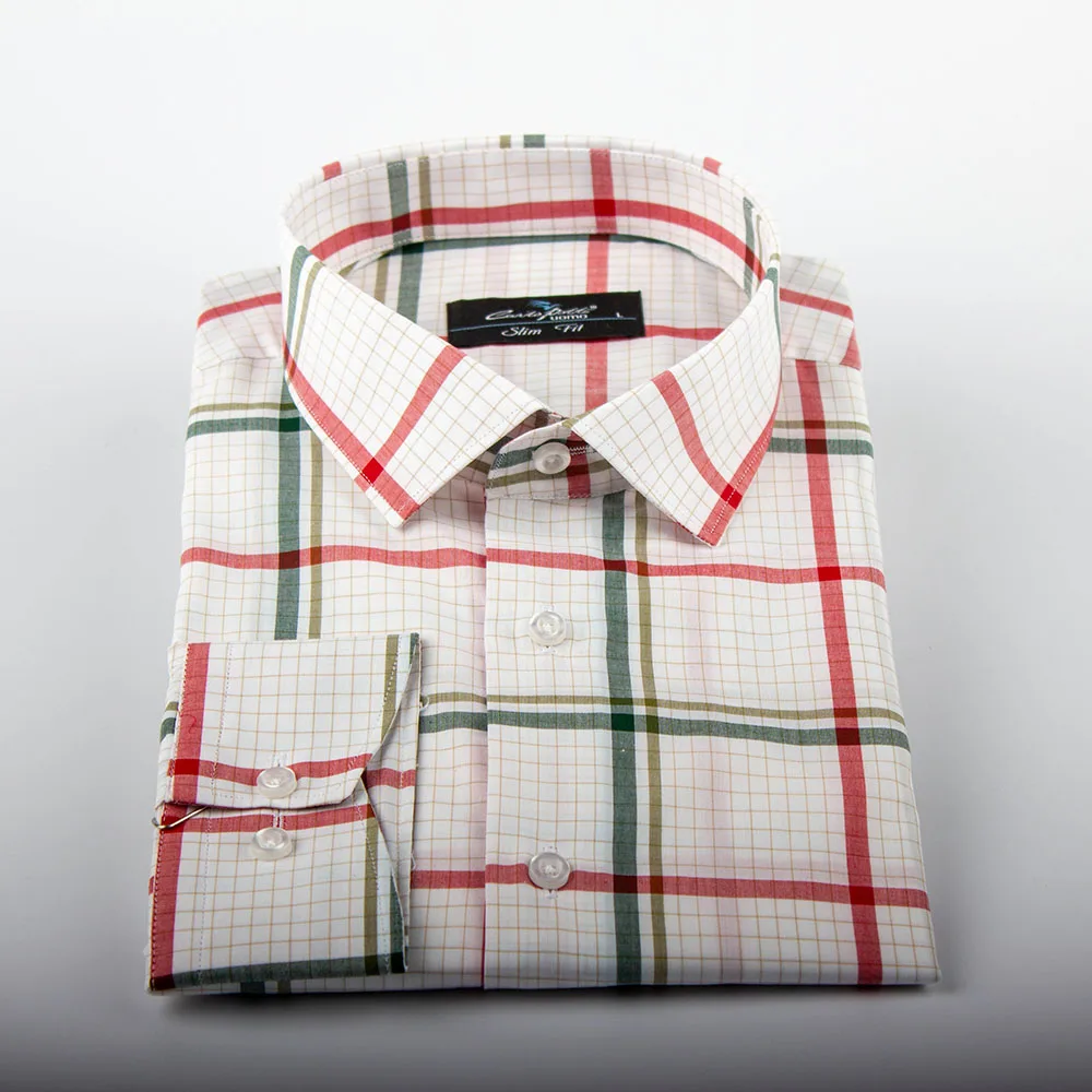 

2020 High Quality Mens Business Casual Long Sleeved Printed Button Shirt Pocket Design Fabric Soft Comfortable Slim Fit