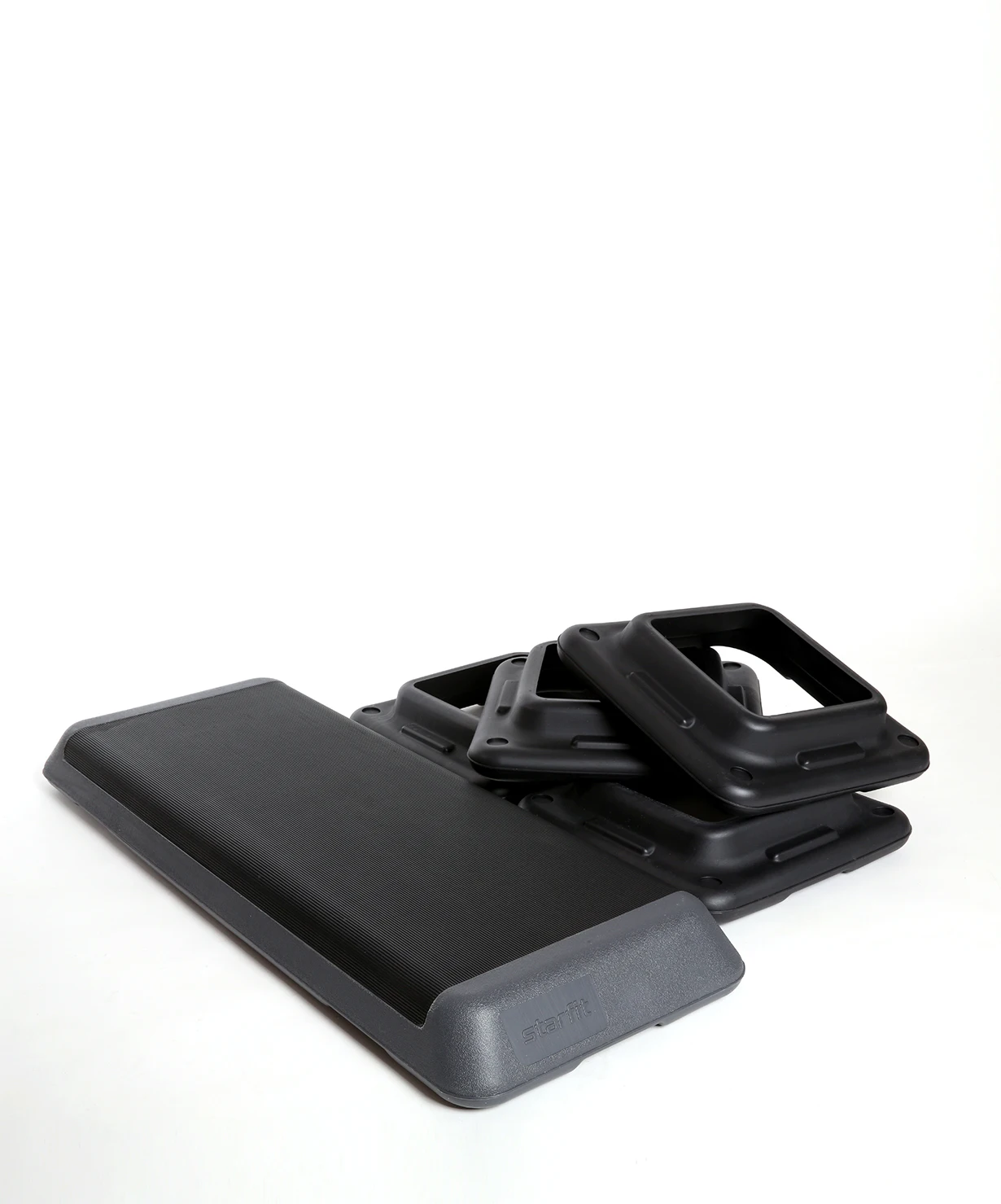 Степ-платформа быстросборная Starfit Pro Sp-205 108х41 5х20 см обрезиненная 3-х уровневая -