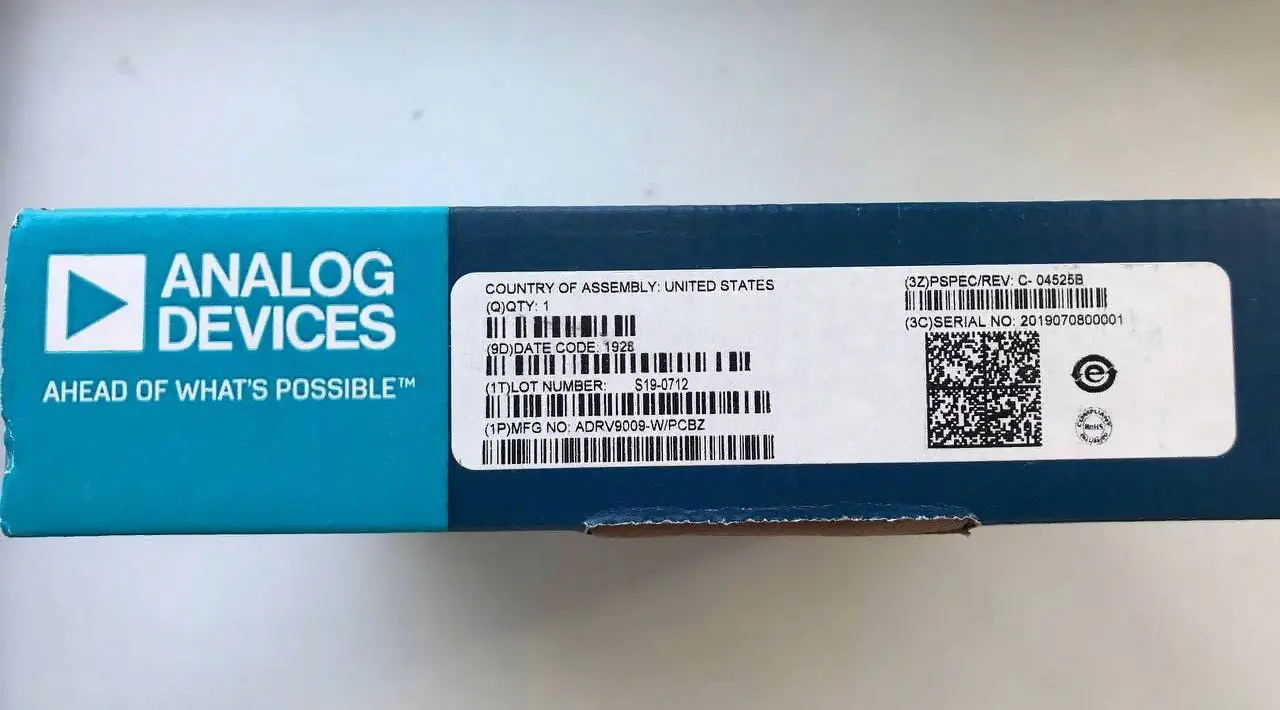 ADRV9009-WPCBZ Радиочастотные средства разработки Dual RF RxTxORx Evaluation board Analog Devices (art.: 3920bbda94083) - 3920bbda94083