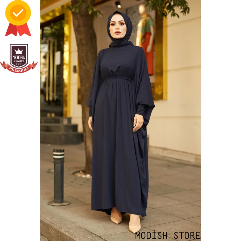 2021 Abaya Dubai Turkey Premium High Quality Muslim Dress Women Kaftan Modest Clothing Ramadan Women's Dress Islam