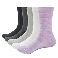 yuedge brand womens 5 pairs summer cotton cushion comfortable cute athletic casual dress socks