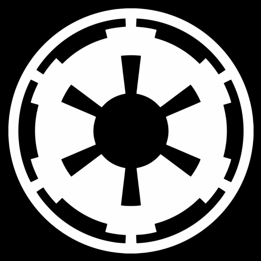 Stickers (car goods) sticker on the car from vinyl film. &quotImperial wheel Star Wars&quot | Car