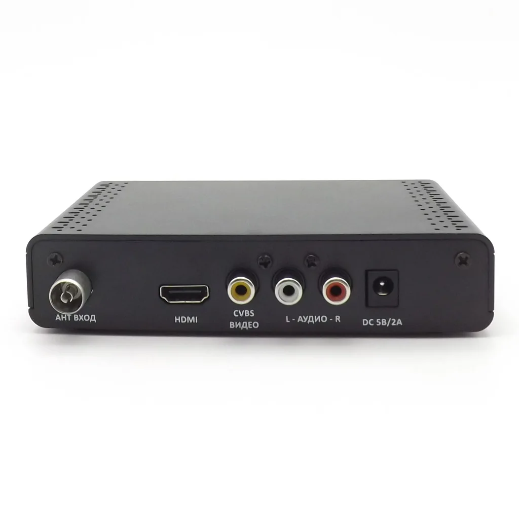DVB-T2 цифровая ТВ приставка Cadena CDT-1651SB ресивер тюнер 20 каналов | Электроника