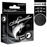 Плетеный шнур для рыбалки AQUALON (100m), диаметры от 0,12 до 0,40mm #3