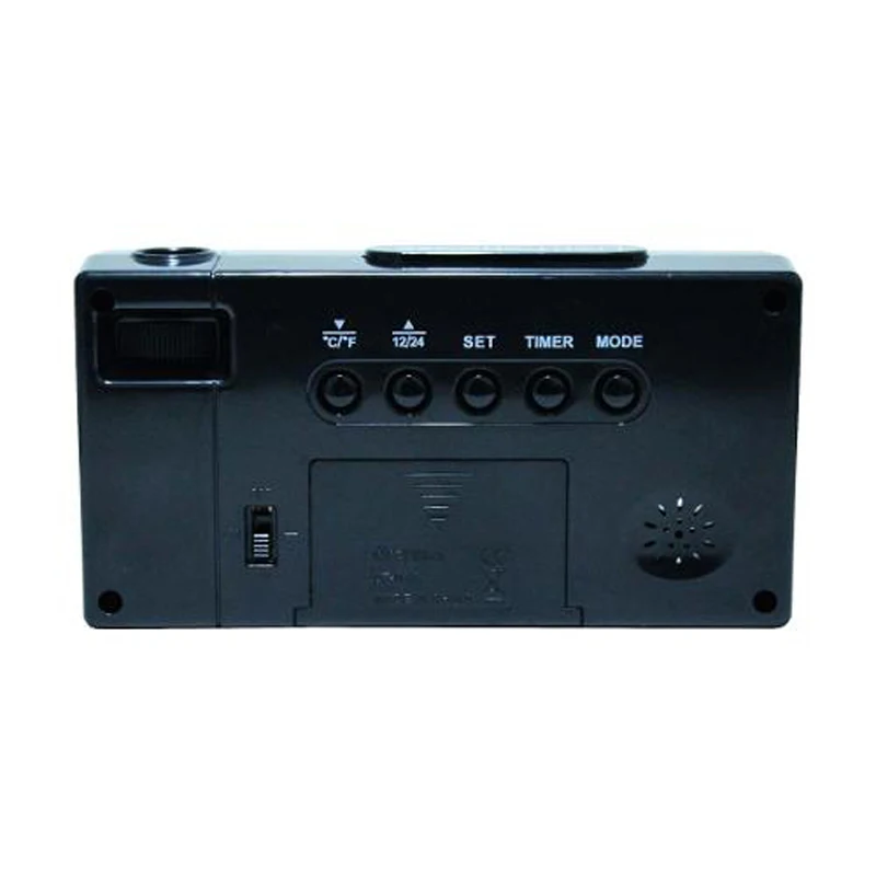 Alarm clock projector sound Control thermometer alarm LCD screen