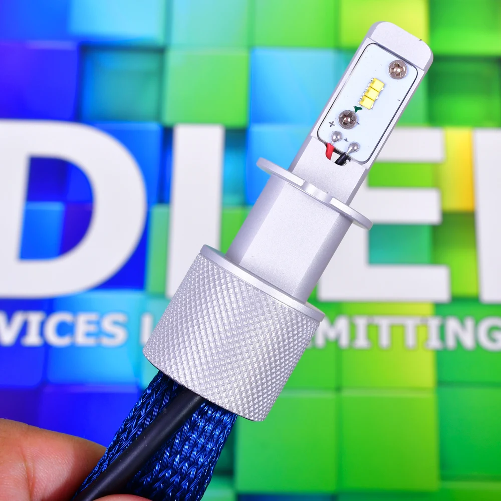 1шт Автолампа светодиодная H1 H3 H4 H7 H8 H9 H11 H13 HB1 HB3 HB4 HB5 DLED Smart3|Передние LED-фары для