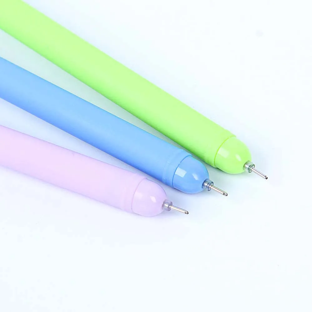 Милые кавайные цветные пластиковые гелевые ручки креативные табуреты смешные