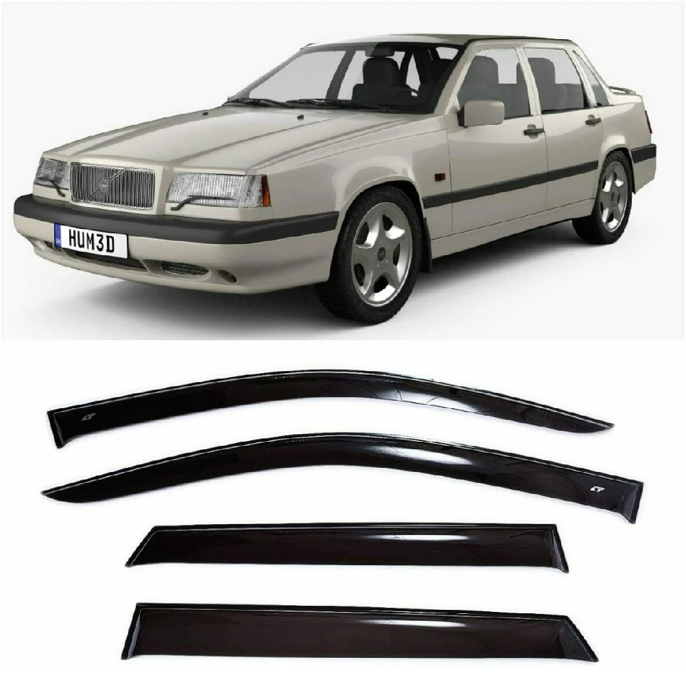 Дефлекторы окон Cobra Tuning V11091 на авто Volvo 850 Sd Sedan 1991 1997 4 шт./комп. ветровики от дождя