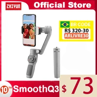 ZHIYUN Official SMOOTH Smartphones Gimbal 3-Axis Flexible Phone Handheld Stabilizer with Fill Light for iPhone Samsung S20