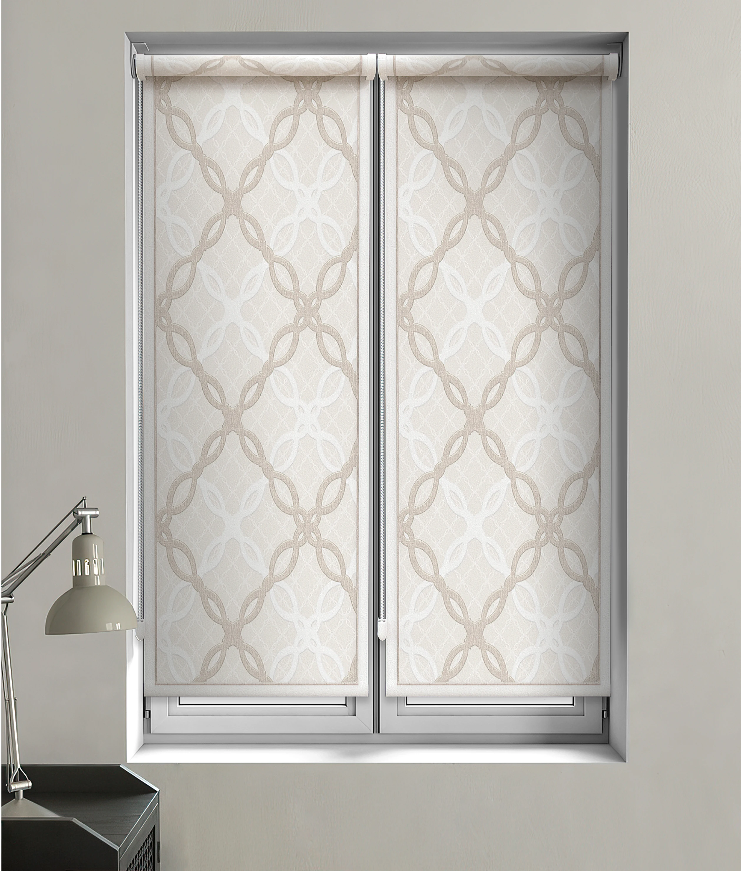 Рулонная штора Farfalla от Memotex с карнизом |