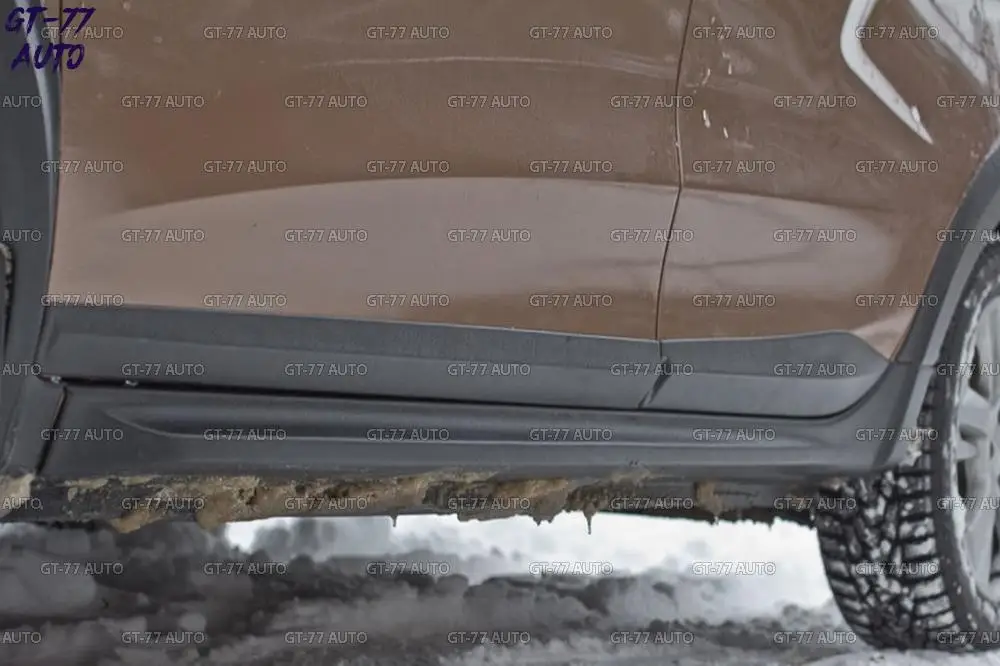 Накладки на двери для Lada X-Ray / Лада Иксрей 2015- дверные молдинги АБС пластик 4 детали