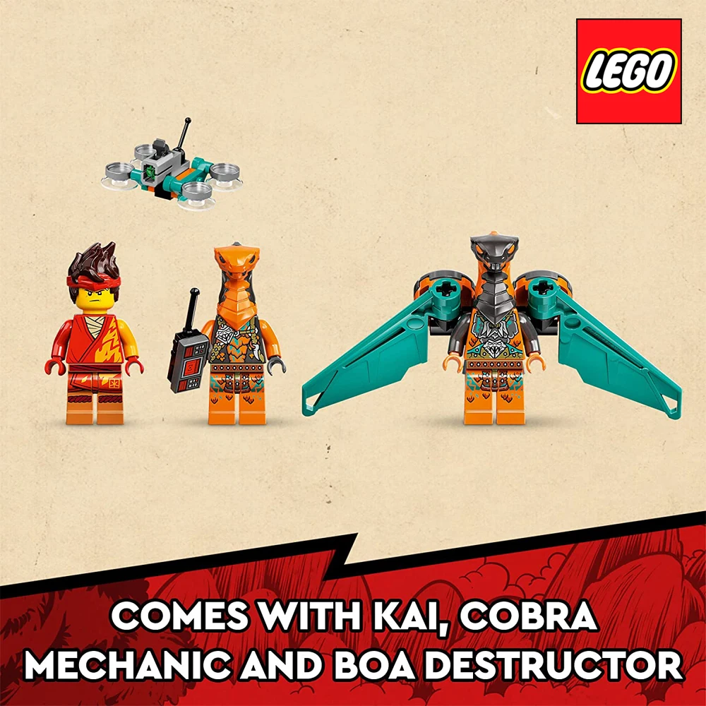 LEGO NINJAGO Kai'S Fire Dragon EVO 71762 оригинал для детей Новая игрушка на день рождения