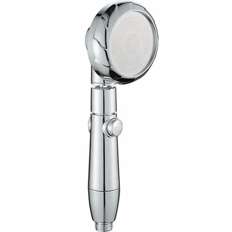 

Hot Strong Pressurization Spray Nozzle Water Saving Rainfall 360 Degrees Rotating With Small Fan Washable Hand-held Shower Head