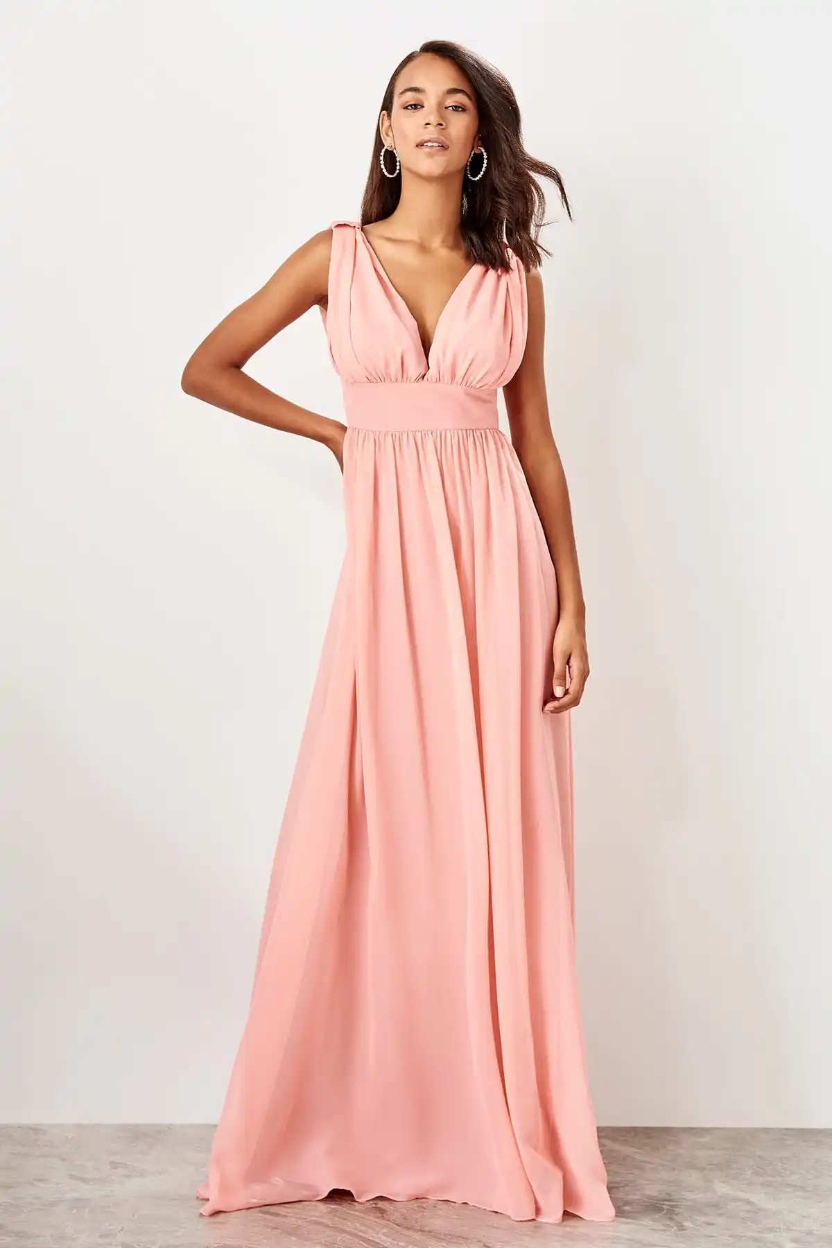 Trendyol корсаж детальное вечернее платье TPRSS19BB0432|Вечерние платья| |