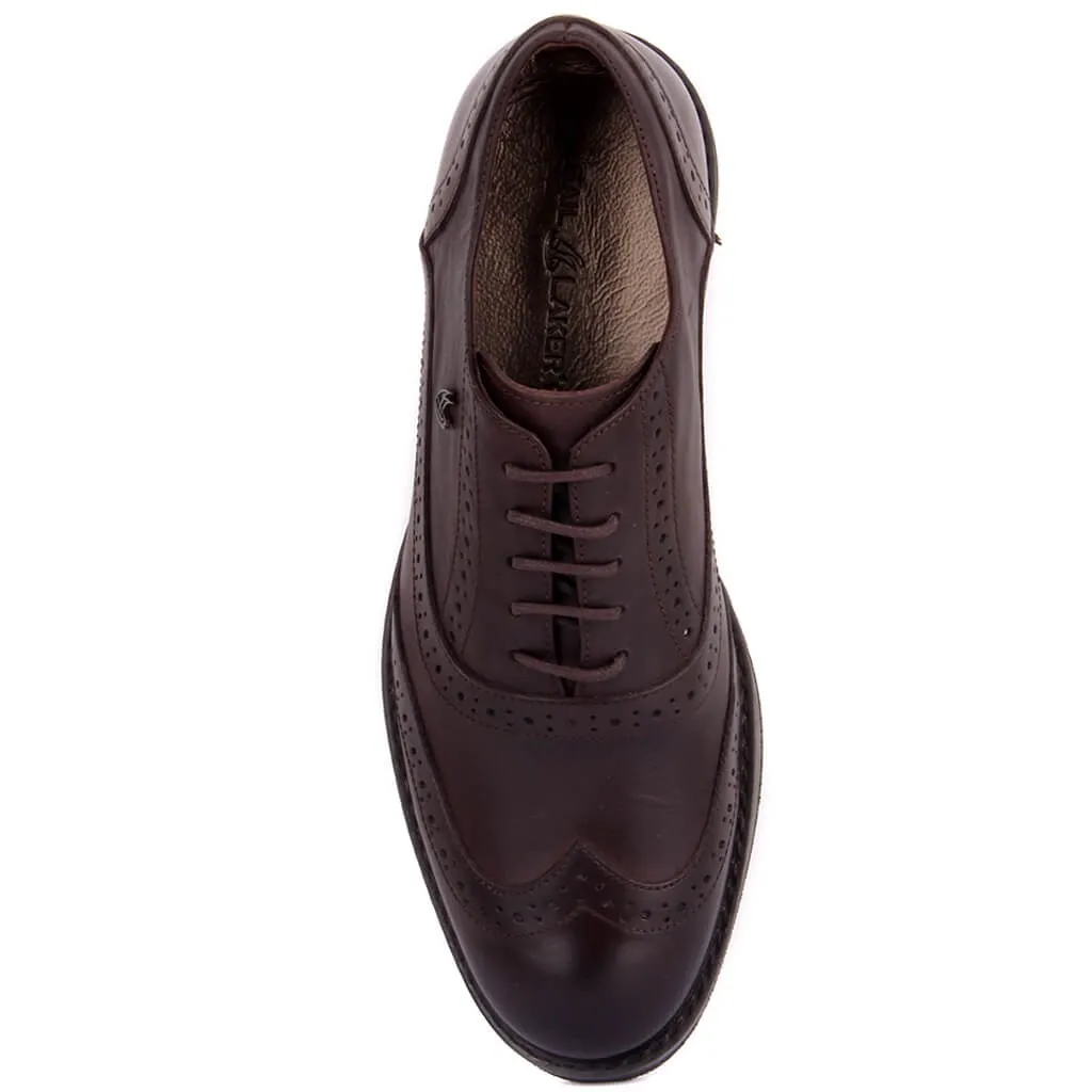 Sail Lakers-коричневая кожаная мужская повседневная обувь | Обувь