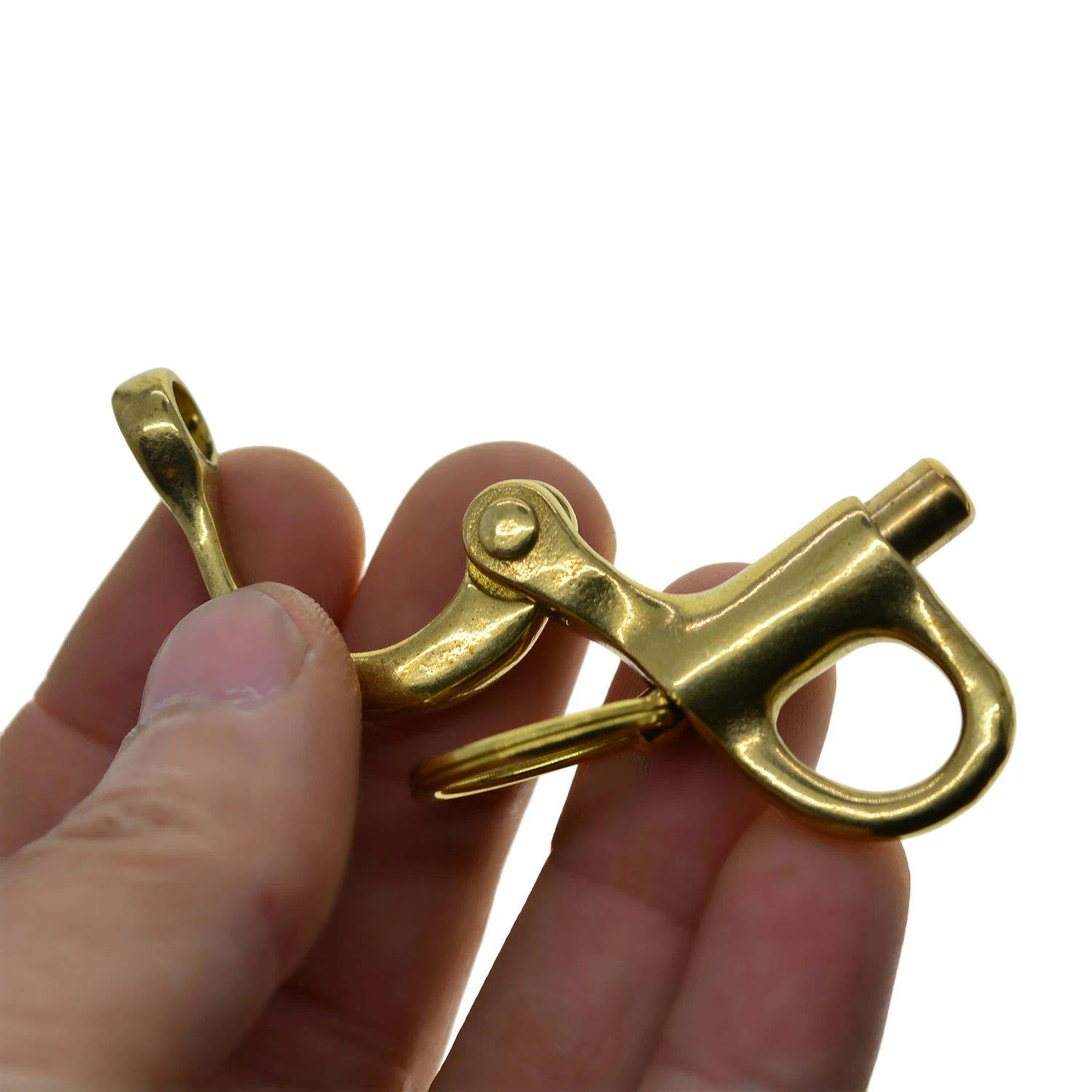 Однотонный латунный шведский морской замок с защелкой карабин скоба соединитель