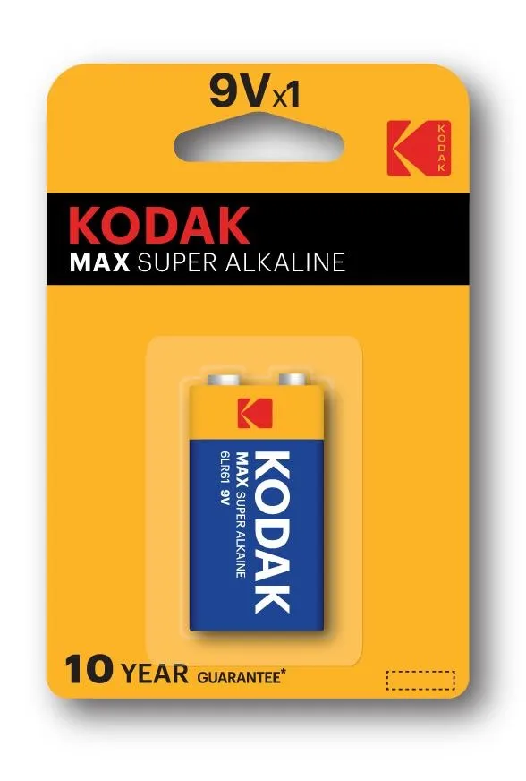 Элемент питания Kodak MAX 6LR61/6F22 крона BL1
