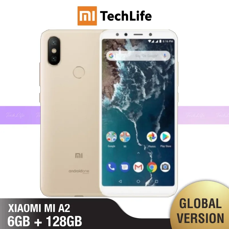 Глобальная версия Xiaomi Mi A2 128 Гб ROM 6 RAM (абсолютно новая / запечатанная) mi a2 Мобильный