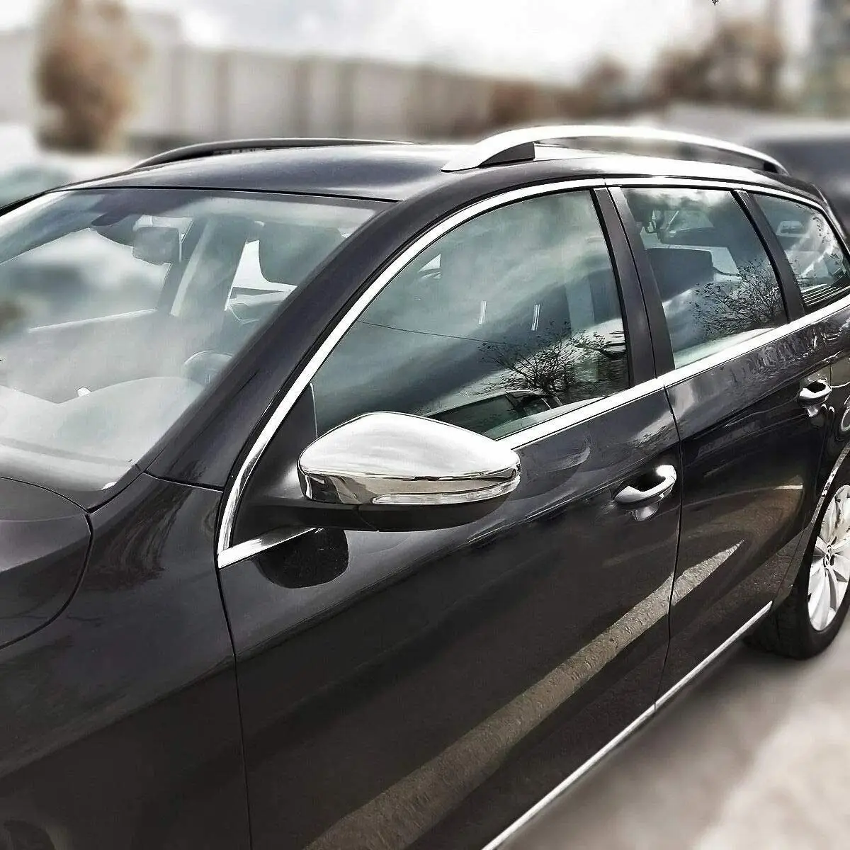 Хромированные корпуса заднего вида для Volkswagen Passat B7 (корпус 362) 2010 2014 из