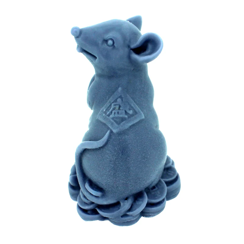 Silicone Soap Mold 3D Lucky Mouse Mould Craft DIY Candle Molds | Дом и сад