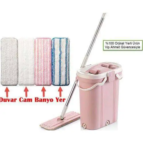 VİP AHMET Vip Set Premium Mop + 4 Adet Yedek|Швабры| |