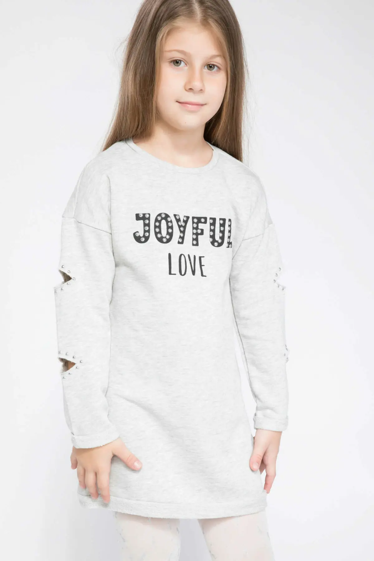 DeFacto девочка вязаный Dress-J6664A618AU | Детская одежда и обувь