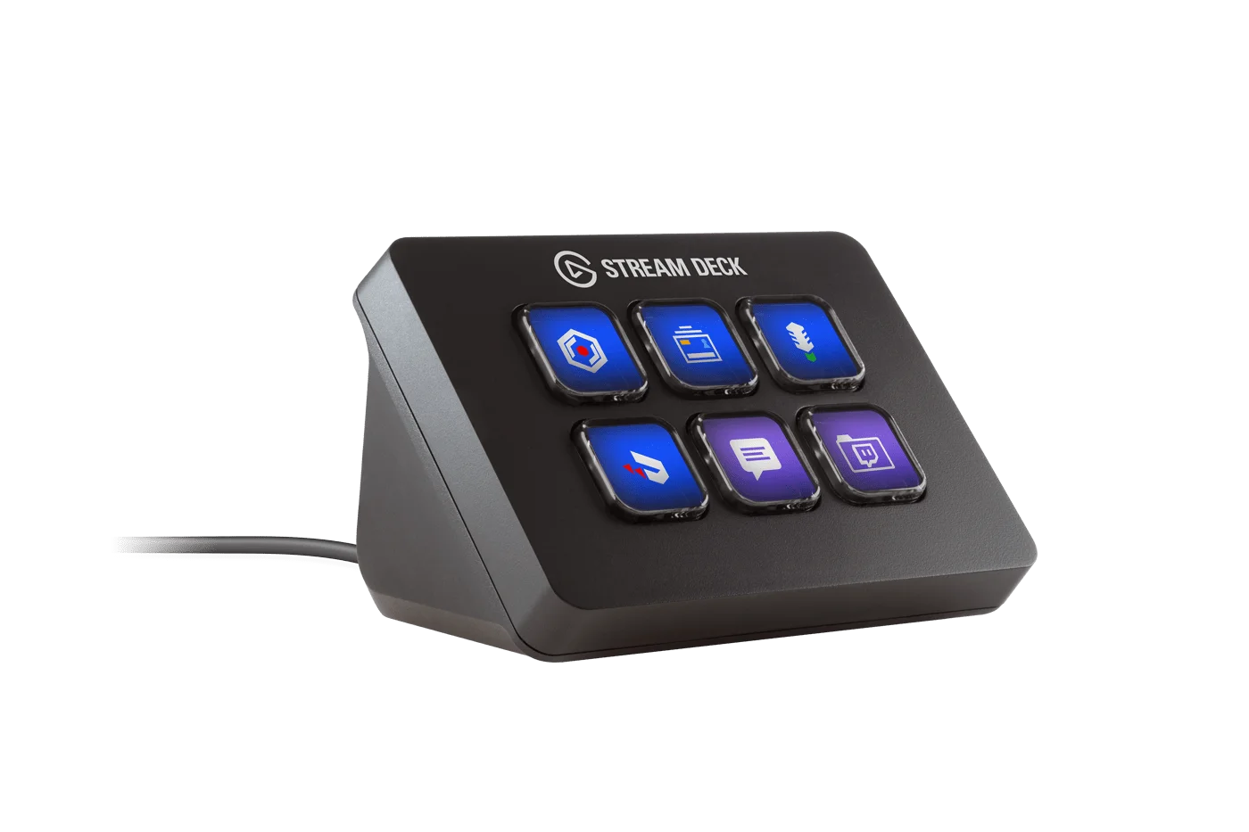Elgato Stream Deck Mini контроллер для создания живого контента 6 Настраиваемых ЖК-клавиш |