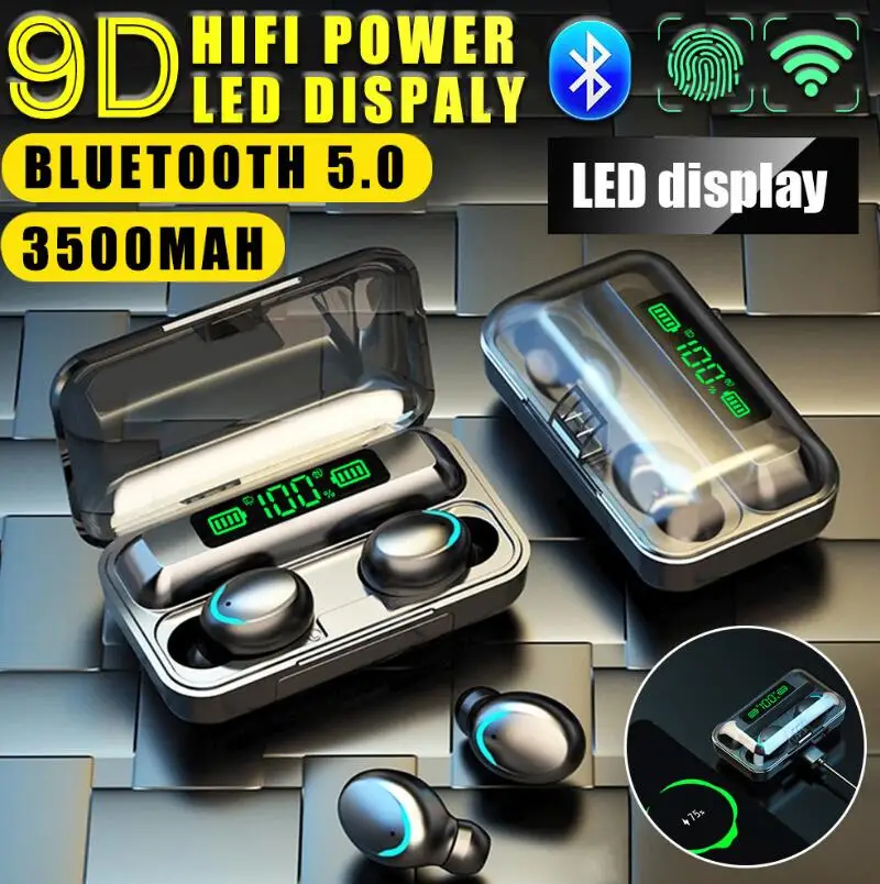 

TWS Gaming In-ear Headphones Lighting Effects Bluetooth Headset Low Latency Hifi Music Sprot Earphones