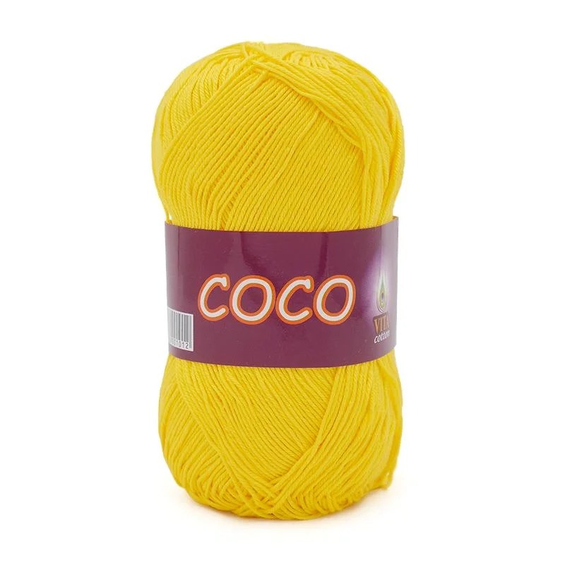 Пряжа Vita Coco Вита Коко Индия 100% мерсеризованный хлопок 50г/240м (3 мотка) |