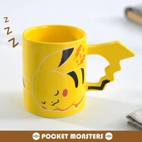 hot sale 1pcs pokemon pikachu anime ceramics cartoon cute mark cup water cup cos gifts collection