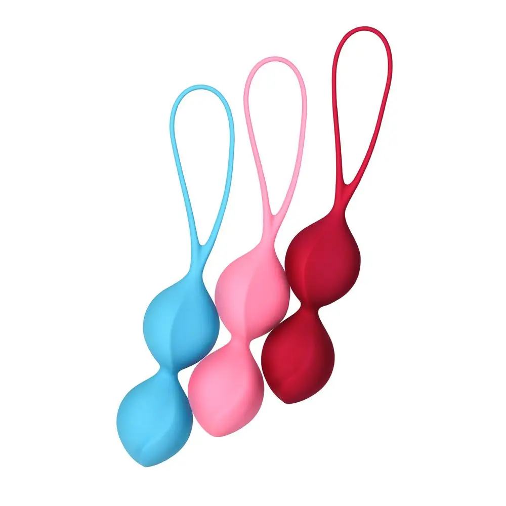Набор вагинальных шариков Satisfyer Balls C03 Double Силикон Ассорти Ø 3 см| |
