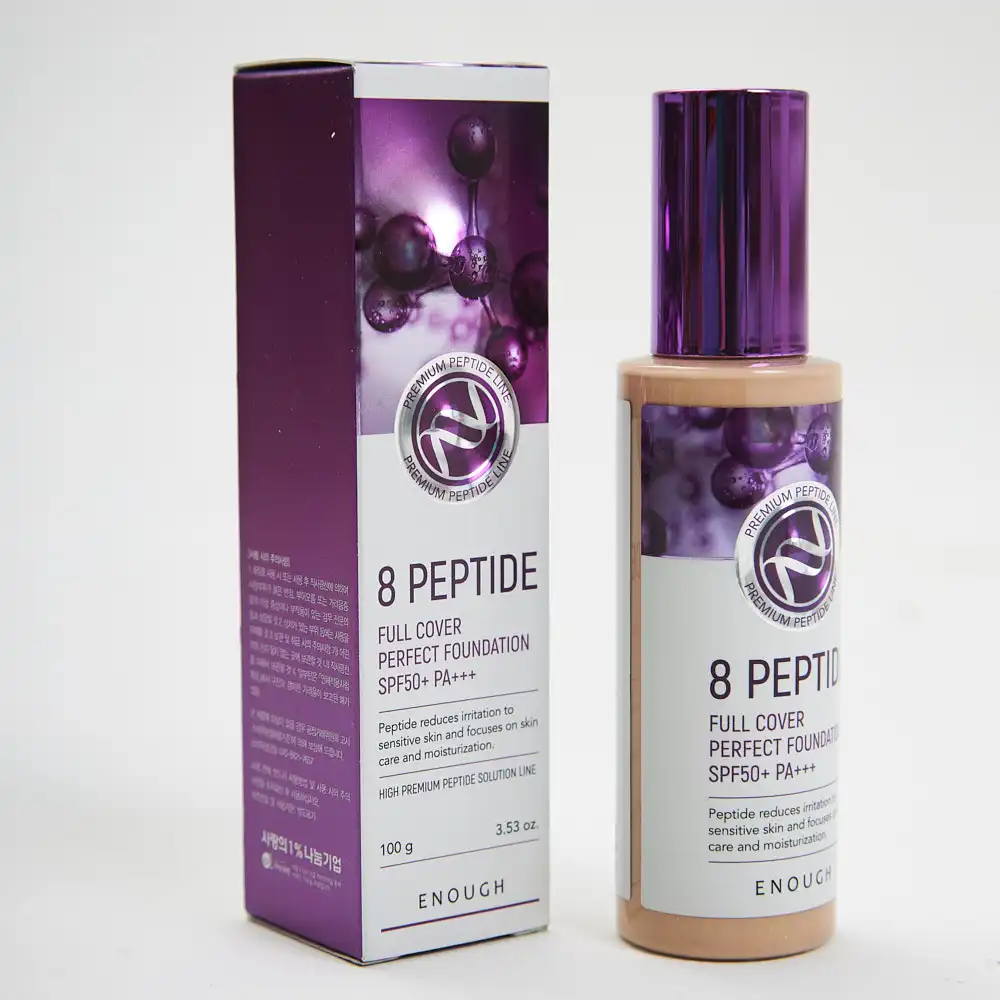 8 peptide full cover perfect foundation