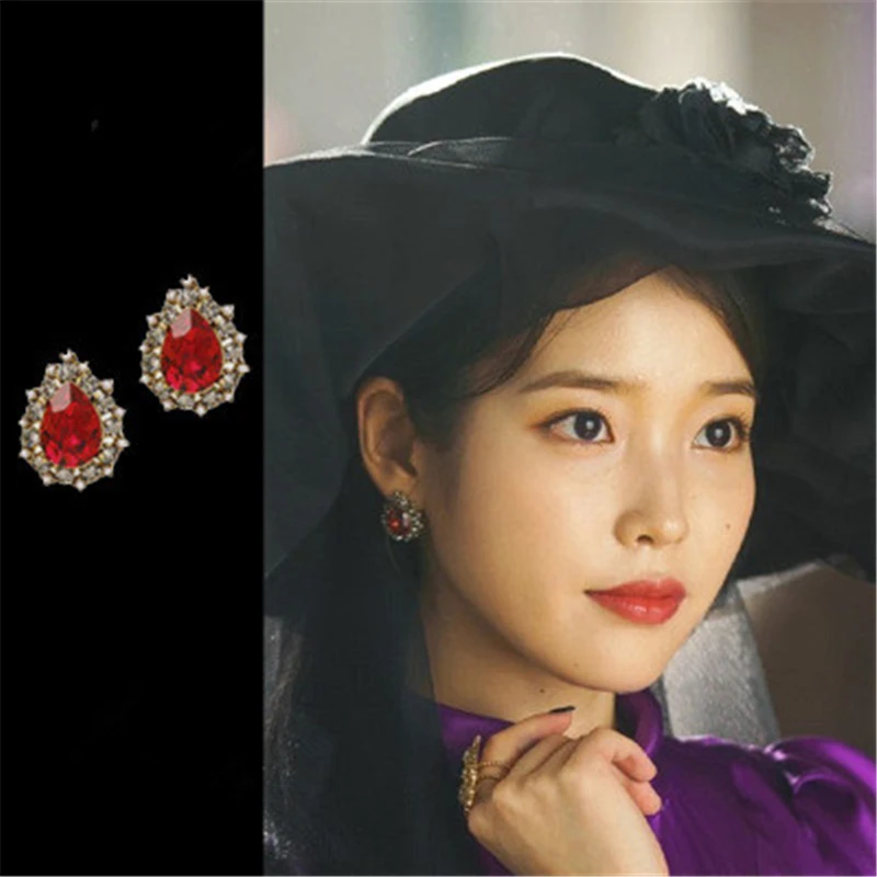 

Lee Ji Eun same Stylish and elegant iu earrings for women brincos fashion jewelry mujer geometric