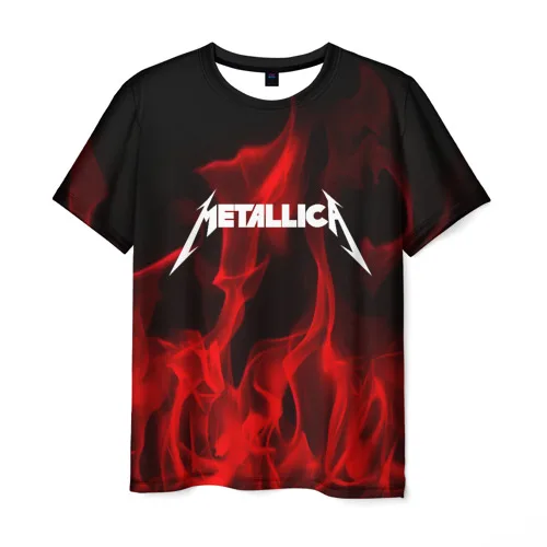 Мужская футболка 3D METALLICA | одежда