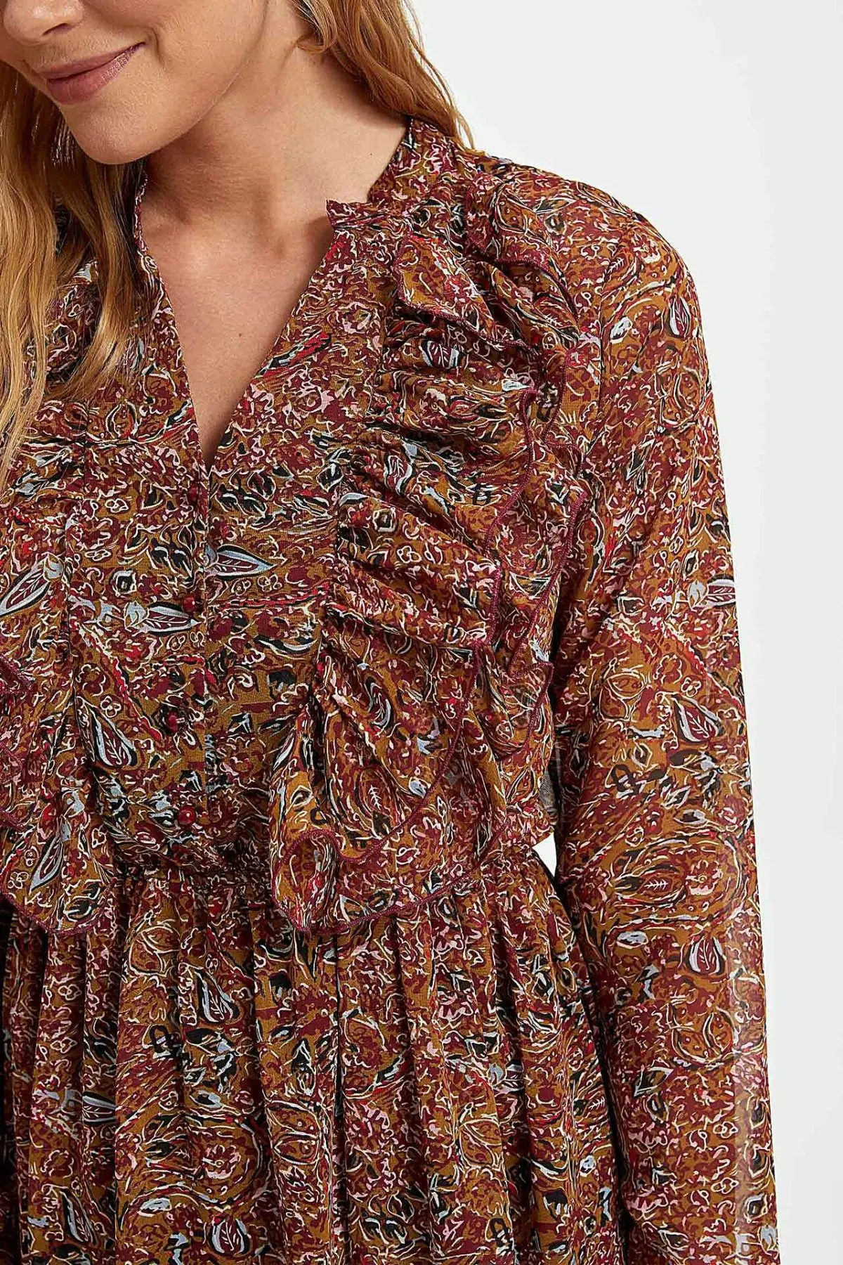 Женская тканая Dress-M5243AZ19AU | одежда